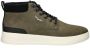 PME Legend Groene hoge sneakers met leren details Green Heren - Thumbnail 4