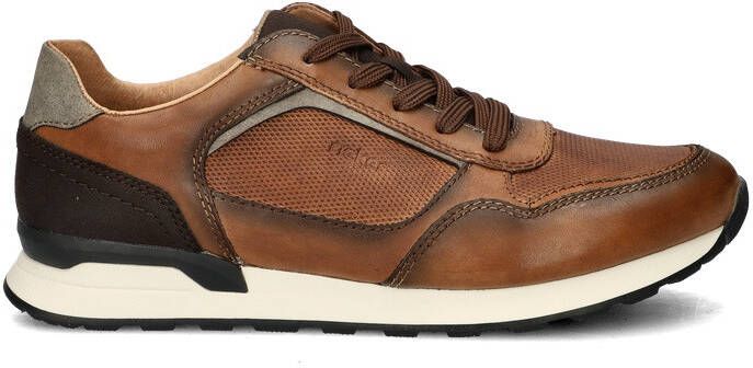 Rieker leren sneakers cognac