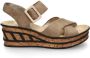 Rieker sandalen taupe - Thumbnail 2