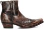 Sendra 12185 Mimo leren cowboylaarzen donkerbruin - Thumbnail 2