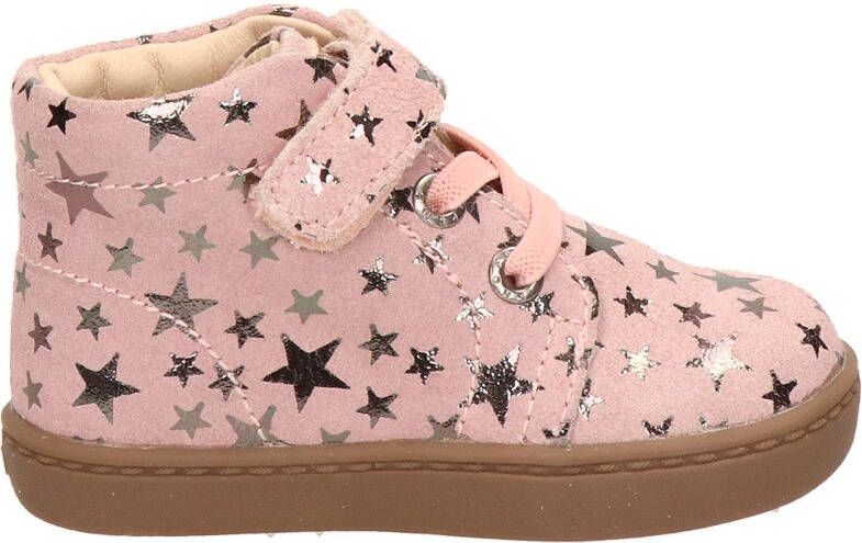 Shoesme Baby | Enkelboots | Meisjes | Pink Stars | Leer