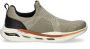 Skechers Arch Fit instappers beige zwart - Thumbnail 2