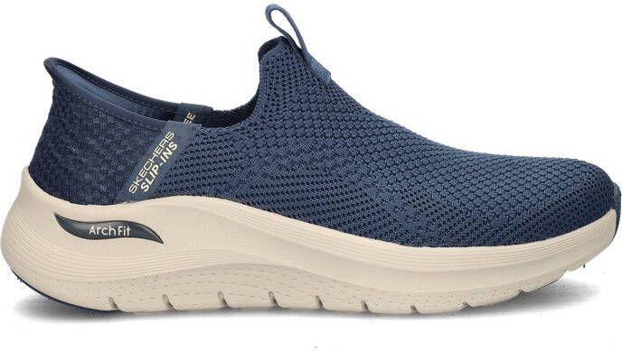 Skechers Hands Free Slip-Ins Arch FIt Crayn heren instapschoen Blauw