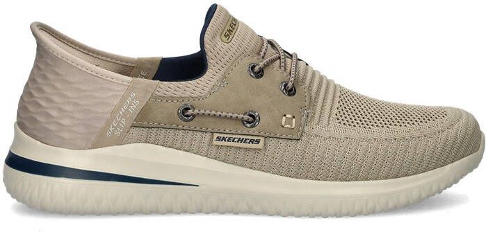 Skechers Slip-Ins: Delson 3.0 Roth 210606-TPE Mannen Beige Sneakers Sportschoenen