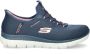 Skechers Hands Free Slip-Ins Summits dames instapschoen Blauw - Thumbnail 2