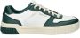 Skechers Jade dames sneaker Wit Groen - Thumbnail 2