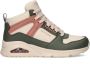 Skechers Uno High Regard sneakers groen roze - Thumbnail 1