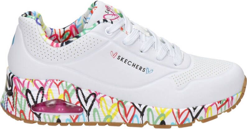 Skechers Uno Loving Love lage sneakers