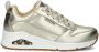 Skechers Uno Metallixs dames sneaker Goud - Thumbnail 2