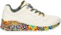 Skechers Jen Stark: Uno Mini Drip 177959-WMLT Vrouwen Wit Sneakers - Thumbnail 2