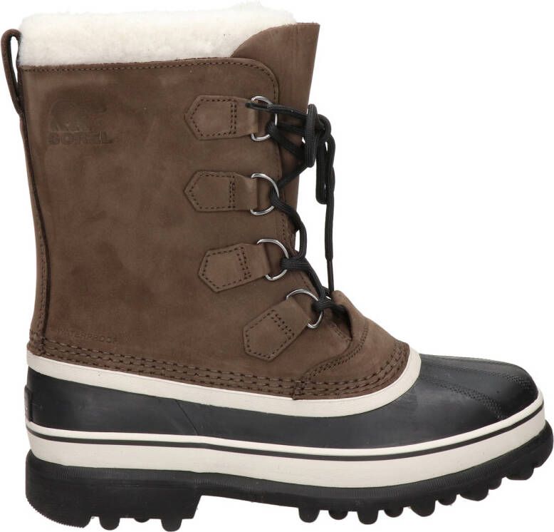 Sorel Caribou leren snowboots bruin