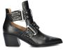 Steve Madden Grazia Enkellaarsjes Enkelboots Dames Zwart - Thumbnail 4