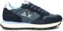 Sun 68 Dames Sneaker Ally Solid Nylon Navy Blue BLAUW - Thumbnail 3