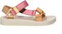 Teva Original Universal Glisten sandalen lichtroze zalm Meisjes Imitatieleer 33 34 - Thumbnail 4