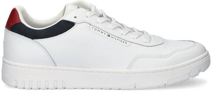 Tommy Hilfiger Sport Tommy Hilfiger Basket Core heren sneaker Wit blauw