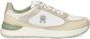 Tommy Hilfiger Sport Tommy Hilfiger Casual Fashion Runner dames sneaker Wit Groen - Thumbnail 3