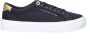 Tommy Hilfiger Plateausneakers ESSENTIAL VULC CANVAS SNEAKER Contrastafwerking in metalliclook vrijetijdsschoen halfschoen veterschoen - Thumbnail 2