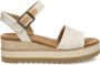 TOMS Shoes DIANA Volwassenen Sandalen met hakDames Sandalen Wit beige - Thumbnail 2