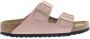 Birkenstock Roze Nubuck Dubbele Band Sandalen Pink Dames - Thumbnail 3