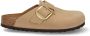 Birkenstock Comfortabele Knuppel Slipper voor dagelijks gebruik Beige Dames - Thumbnail 3