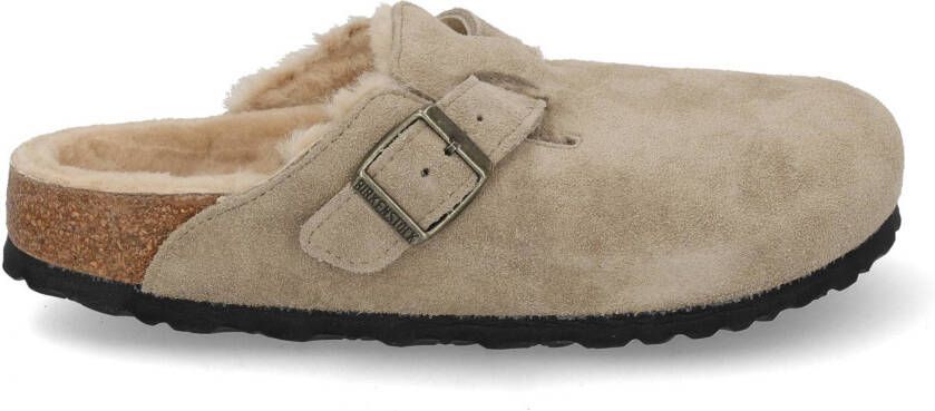 Birkenstock Boston shearling narrow 102829 taupe