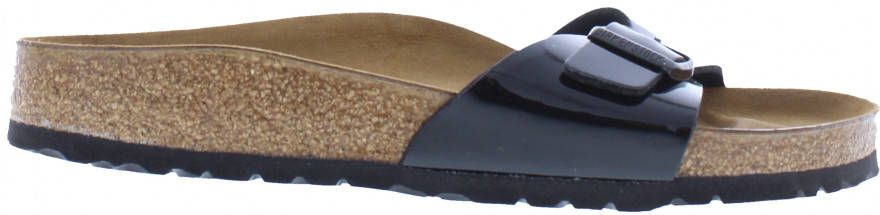 Birkenstock Madrid 040303 schwarz lack Zwart