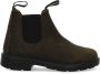 Blundstone 2496 kids boots waxed olive Groen - Thumbnail 2