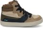 BunniesJR 224751-408 Jongens Hoge Sneakers Taupe Leer Veters - Thumbnail 2