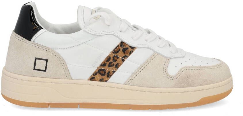 D.A.T.E. Court white leopard Wit