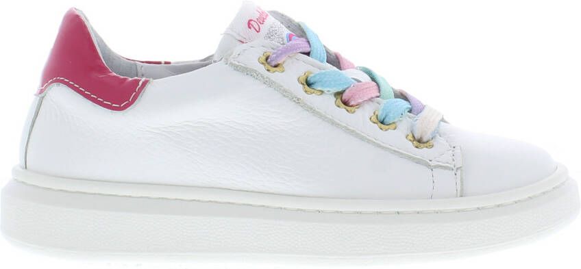 Develab 42762 White Nappa Lage sneakers