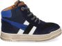 Develab Mid Cut Sneakers blauw Leer Heren - Thumbnail 2