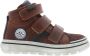 Bruin Tinten 47505 Hoge sneakers Leren Sneaker Jongens Cognac - Thumbnail 2