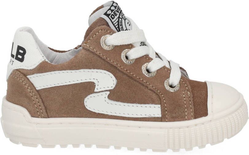 Develab 45957 233 Taupe Suede Lage sneakers