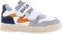 Develab leren sneakers wit oranje blauw Jongens Leer Meerkleurig 32 - Thumbnail 4