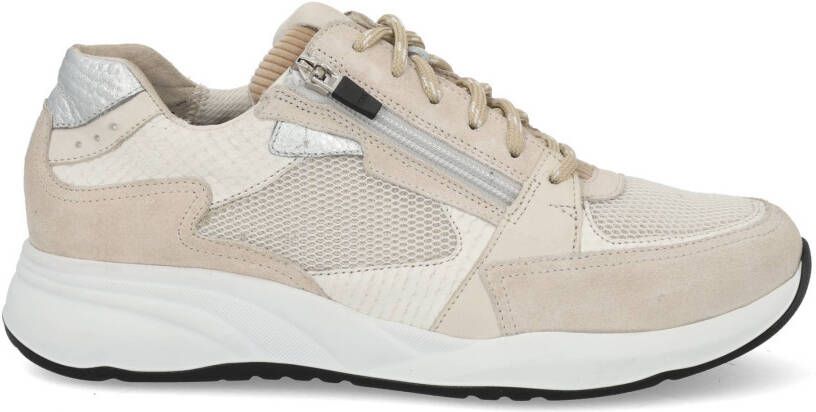 Durea 6295 605 Beige H-Wijdte Veterschoenen