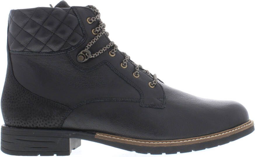 Durea 9731 765 Zwart H-Wijdte Veter boots