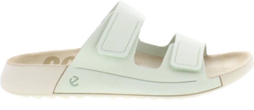 ECCO Cozmo W Dames nubuck sandaal met twee bandjes Groen Size: 36 (UK 3.5-4)