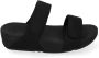 Fit Flop LuLu shimmerlux slide all black Zwart - Thumbnail 1