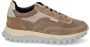 Floris van Bommel Taupe Lage Top Sneakers Grommi 01.00 Beige Dames - Thumbnail 4