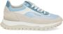 FLORIS VAN BOMMEL Lage Sneakers Dames Sfw-10100 Maat: 38 5 Materiaal: Suède Kleur: Blauw - Thumbnail 3