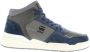 G-Star Trendy Hoge Sneaker van Leer met Opvallende Logo's Blue Heren - Thumbnail 4