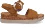 Gabor Sandaal Gesp Lage Sleeghak Camel Suede - Thumbnail 2