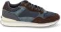 THE HOFF BRAND Lage Sneakers Heren Bari Maat: 44 Materiaal: Suède Kleur: Blauw - Thumbnail 3