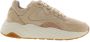 Bruin Tinten Eclipse Lage sneakers Dames Beige - Thumbnail 4