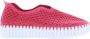 Ilse Jacobsen Instappers Platform TULIP3373W witte zool 309 Viva Magenta Viva Magenta - Thumbnail 4