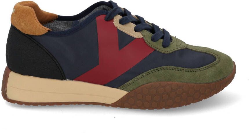 Keh Noo Q718 military dk navy multi blauw