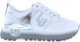 Liu Jo Metalen Eyelet Ronde Neus Sneakers met Zijrits White - Thumbnail 3