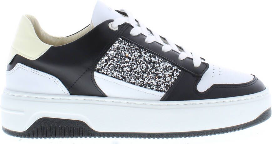 Nubikk Basket court white black comb multi zwart