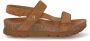 Panama Jack Selma Suede dames sandaal Cognac - Thumbnail 4