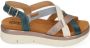 Pikolinos Comfortabele 'Palma' Sandalen Blue Dames - Thumbnail 3